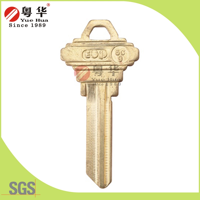 Cheap Price Golden Color Custom Design Logo High Security Double Sliding Glass Door Key