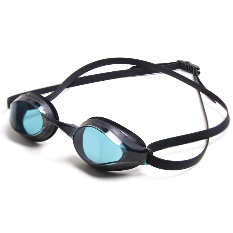 Gafas de natación de carreras Hotselling Anti-Fog lente PC sin revestimiento