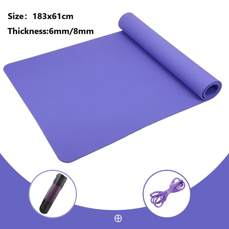 Jointop Eco Friendly Wholesale/Supplier Kids Foldable 6mm Thick Printing TPE Yoga Mat Price Yoga Travel