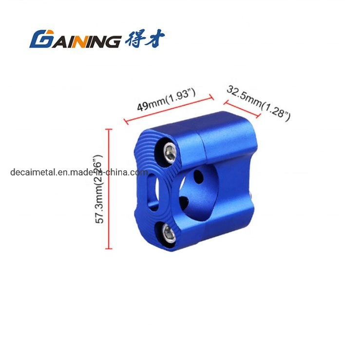 CNC de 28 mm de grasa del manillar de moto las abrazaderas de montaje de la barra Universal vertical