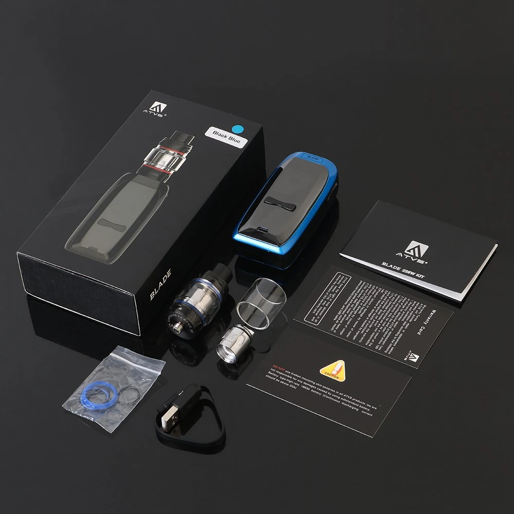 Cigarrillo electrónico Kit de mods de 228W gran cuadro de Vape Kit Mod