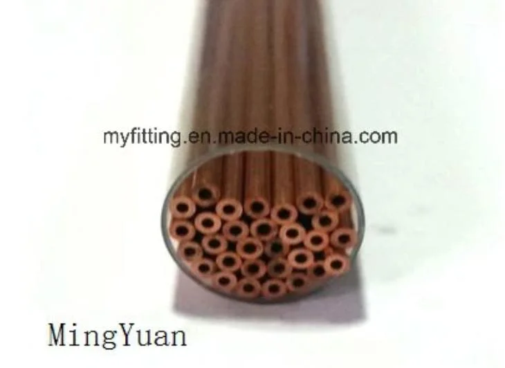 Customized Seamless Polished Capillary Flexible Brass Hollow Round Tube Pipe