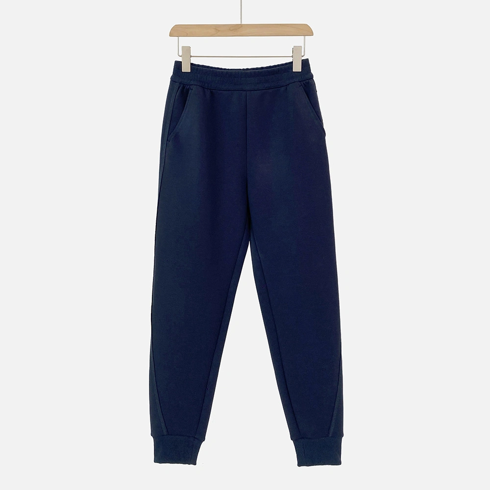 2022 de la mujer nueva Sweatpants Color sólido diseño pantalones casuales Deportes pantalones largos