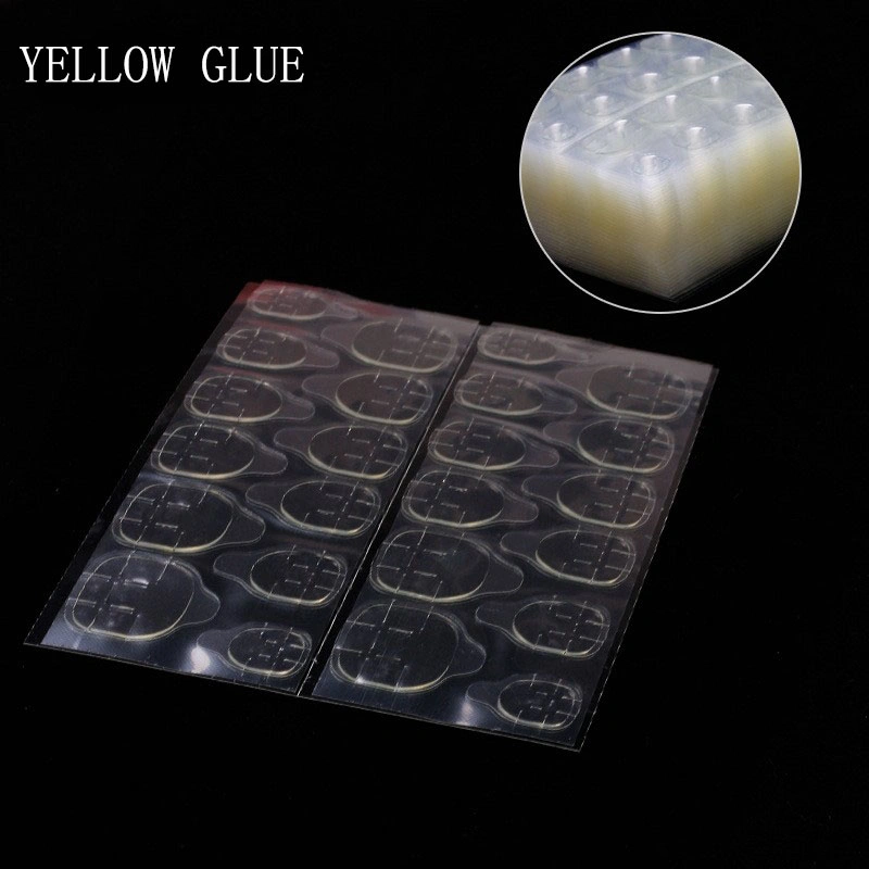 Double Sides Nail Glue Sticker Fingernails Nail Glue Jelly Gel Tape Adhesive Tabs Transparent Flexible Fake Nails Tips