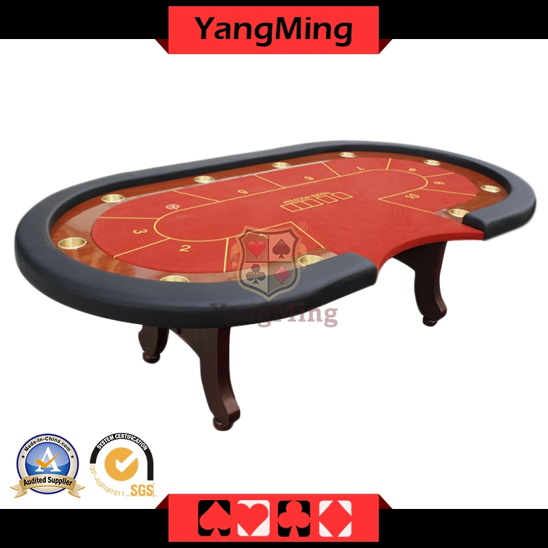 Jogos de azar Clube VIP Mesa de pôquer Texas Hold Em Casino Dez Player Mesa de pôquer Ym-Tb Personalizado020