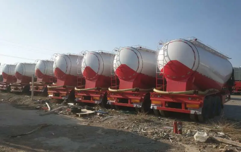 3 Axle Bulk Cement Transportation 45 Cbm Uzbekistan Market