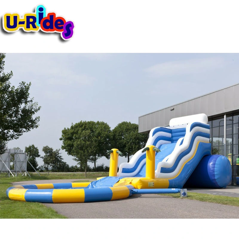 3 lanes inflatable dry slide inflatable slide for playground park