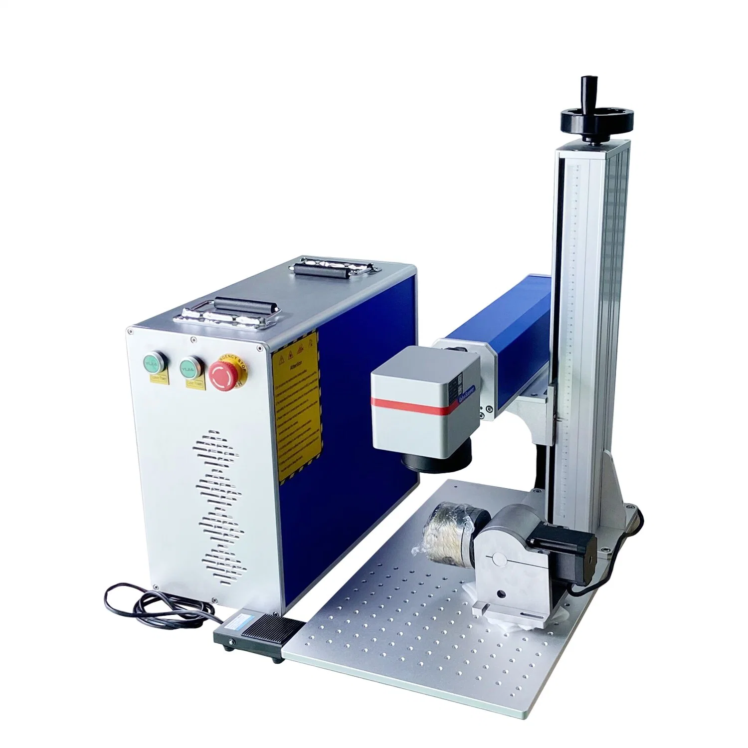 20W Hot Sales Mini Split Fiber Laser Marking Machine Mark Cans