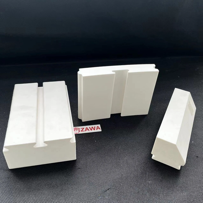 Customized 92-95% Alumina Non-Standard Size Special-Shaped Wear-Resistant Ceramic Lining Ring Dovetail