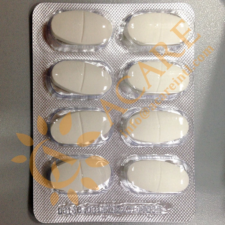 Amoxicilina y tabletas de potasio de clavulanato (tabletas de co-amoxiclav) 625 mg / 1 g.