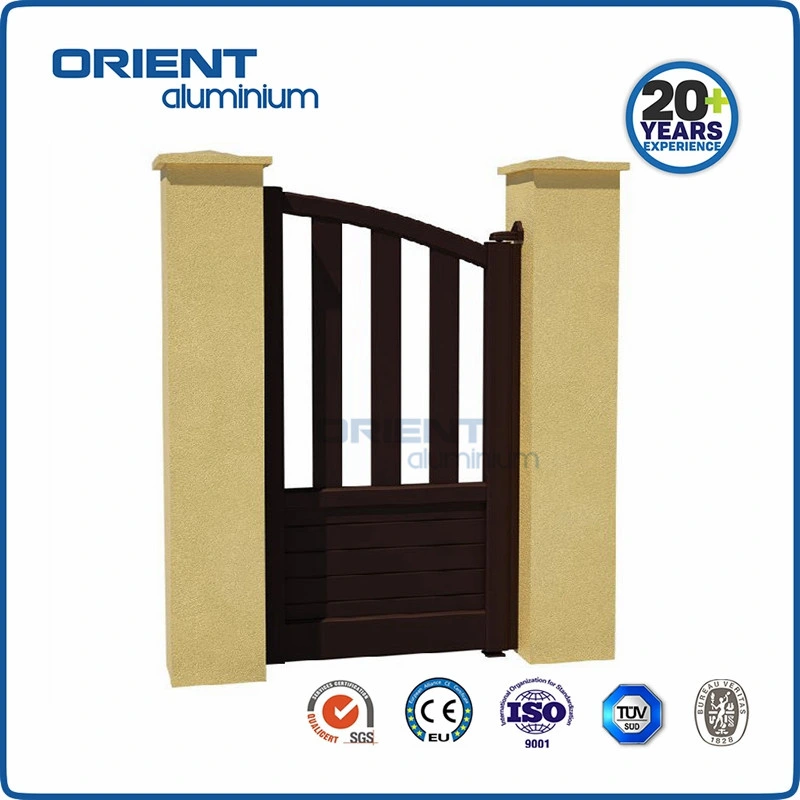 DIY Easy Assemble Small Gate for Home Garden, Outside Security Gate in Aluminum Alloy