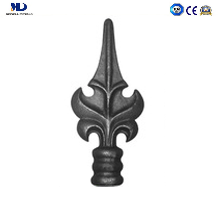 High quality/High cost performance Ornamental Parts Wrought Iron Spear Head