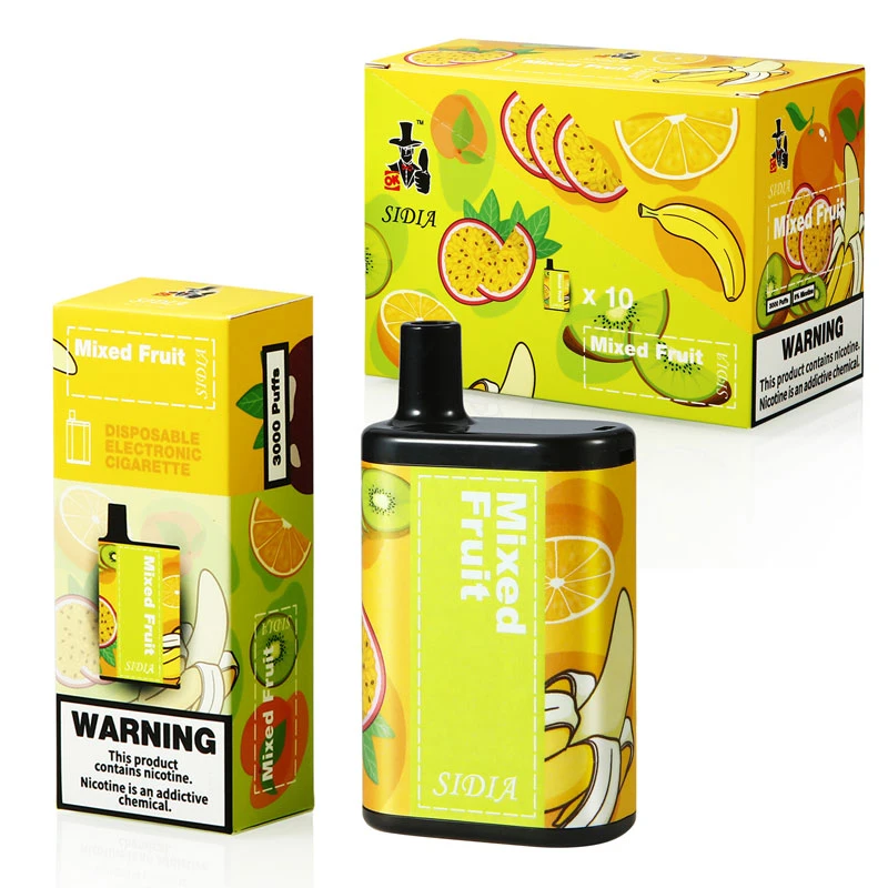 Wholesale/Supplier Sidia 3000 Disposable/Chargeable Vape Pen E Cigarette Puff Plus of 15 Flavors Mf
