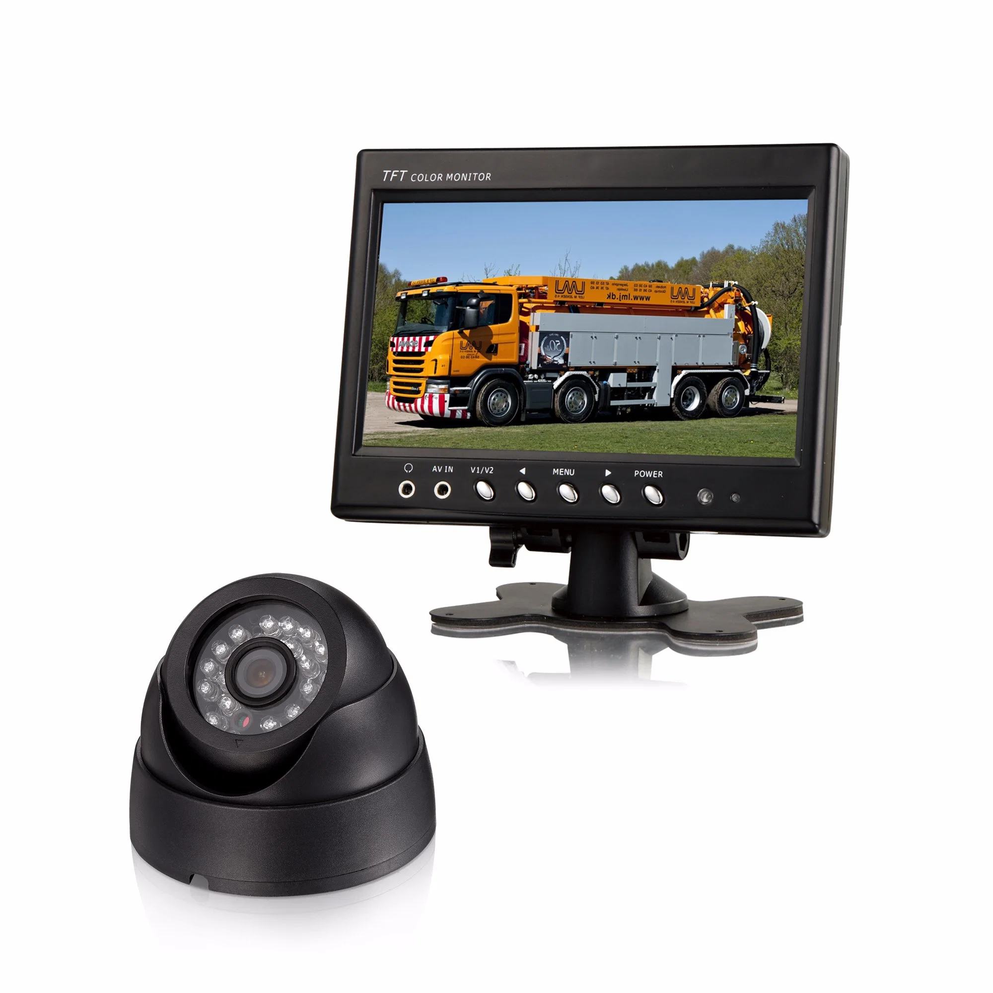 Dome CCD/Ahd Car Safety Camera with Waterproof and Night Vision