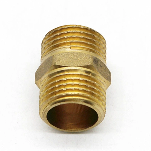 Brass Compression Fittings 1/2&prime; &prime; Male Threaded Nipple Joint