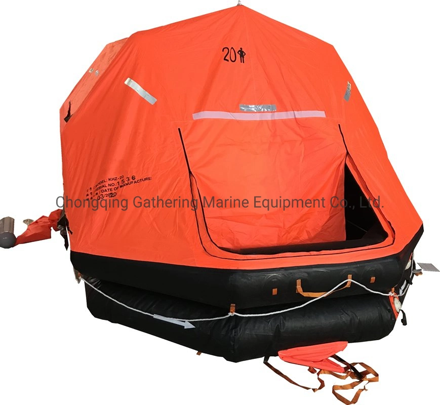 Solas Standard Self Righting Inflatable Liferaft 15 Person Life Raft