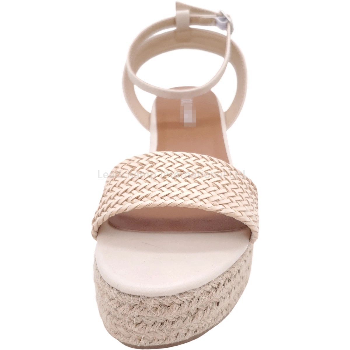 Women Fashion Ankle Strap Sandal Shoe Espadrille Wedge Sandal with Braided Straps