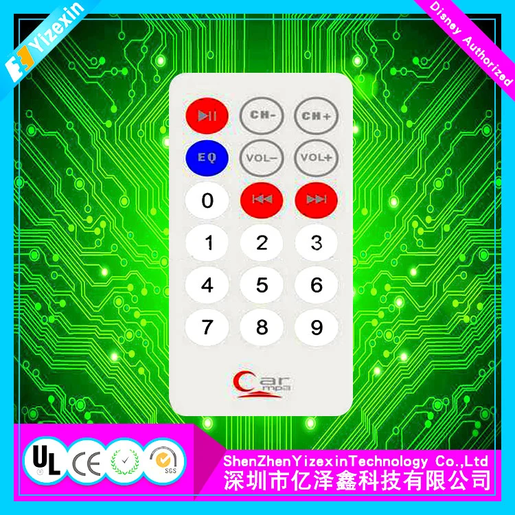 Custom Single Waterproof Flexible Printed Circuits Membrane Switch