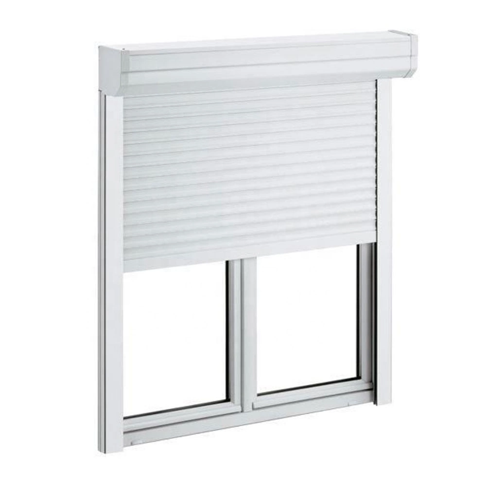 UPVC Sliding Window with Roller Shutter for Office (CHAM-UPV9211RS)