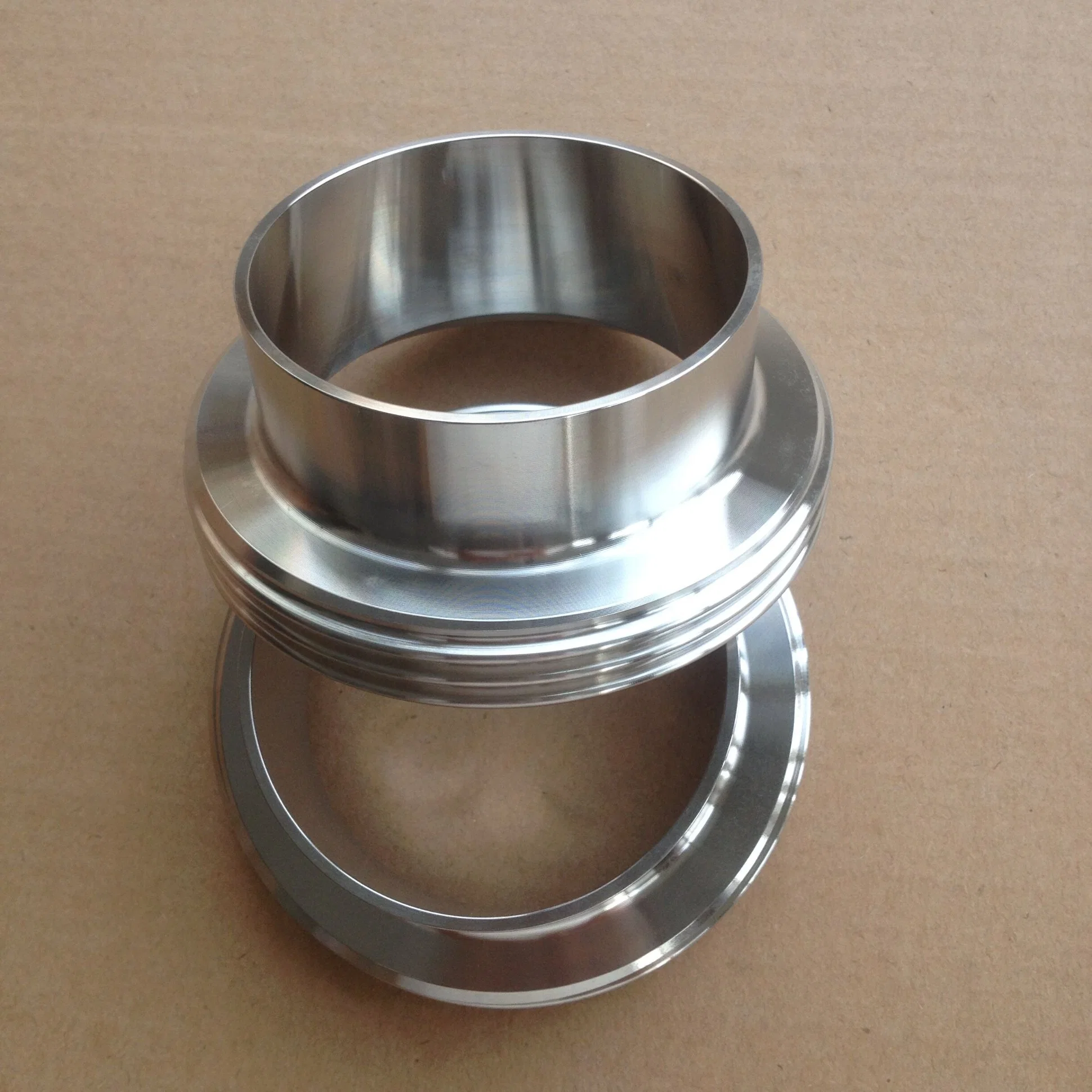 Stainless Steel 304/316L Pipe Fittings Tri-Clamp Cloud Head Sanitary SMS Union Parts