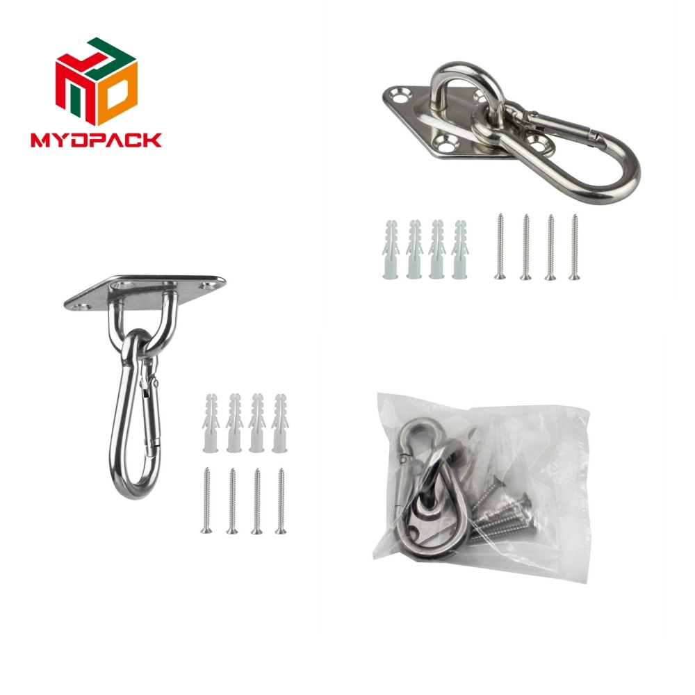 Chinese Rigging Hardware Manufacturer Stainless Steel 304 Swinging Ceiling Hook Chair Accessories Spring Hook