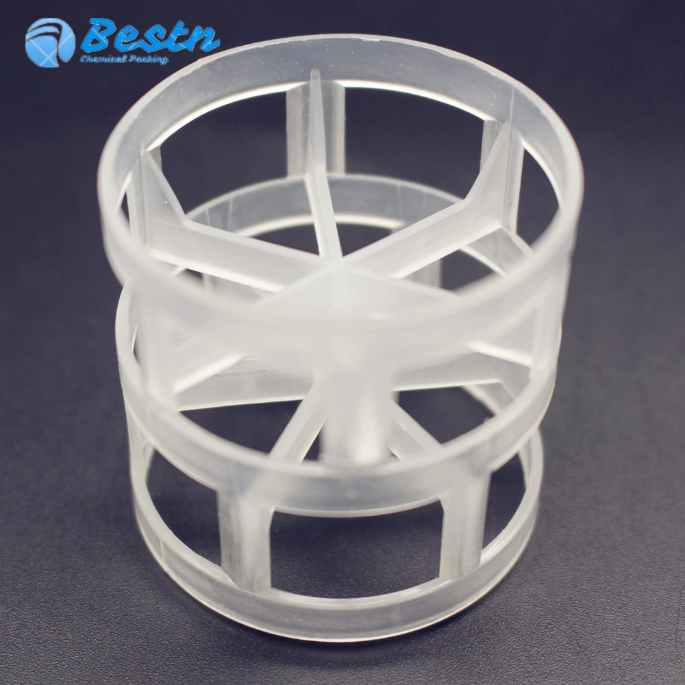 25mm 50mm 76mm PP PVC Rpp PVDF Plastic Pall Ring for Tower Packing