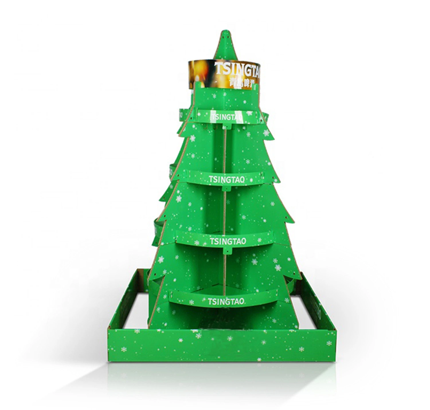 Cardboard Decorative Christmas Tree Stand, Christmas Decoration