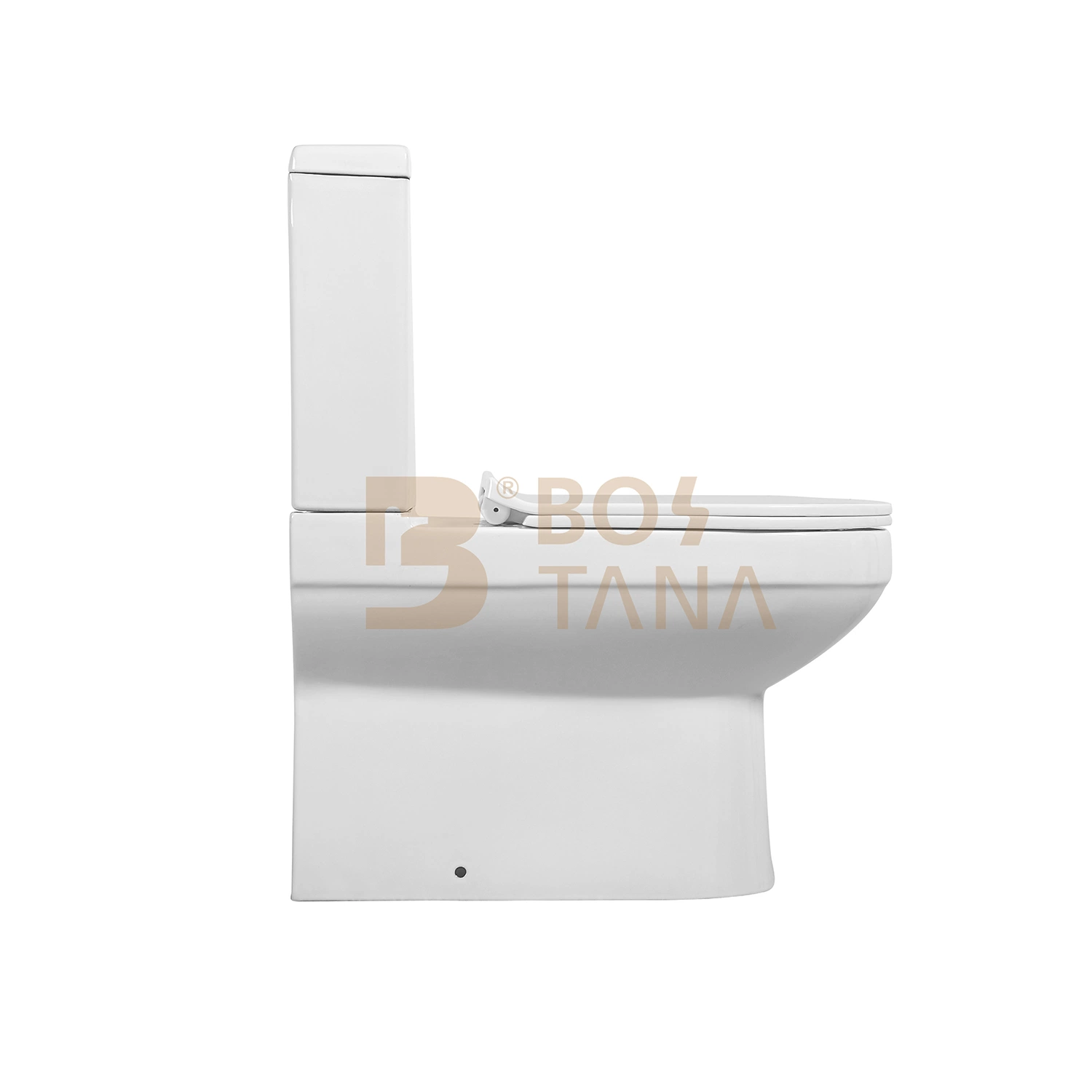 Cheap European P-Trap lavage toilettes deux pièces de rinçage de la porcelaine sanitaire