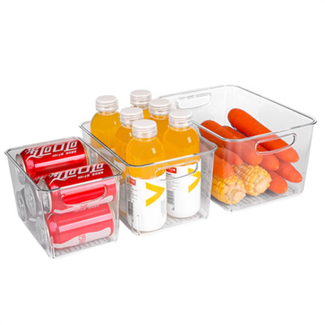 Transparent Kitchen Drawer Fridge Storage Box Refrigerator Storage Container for Food Fruit Vegetable Drink