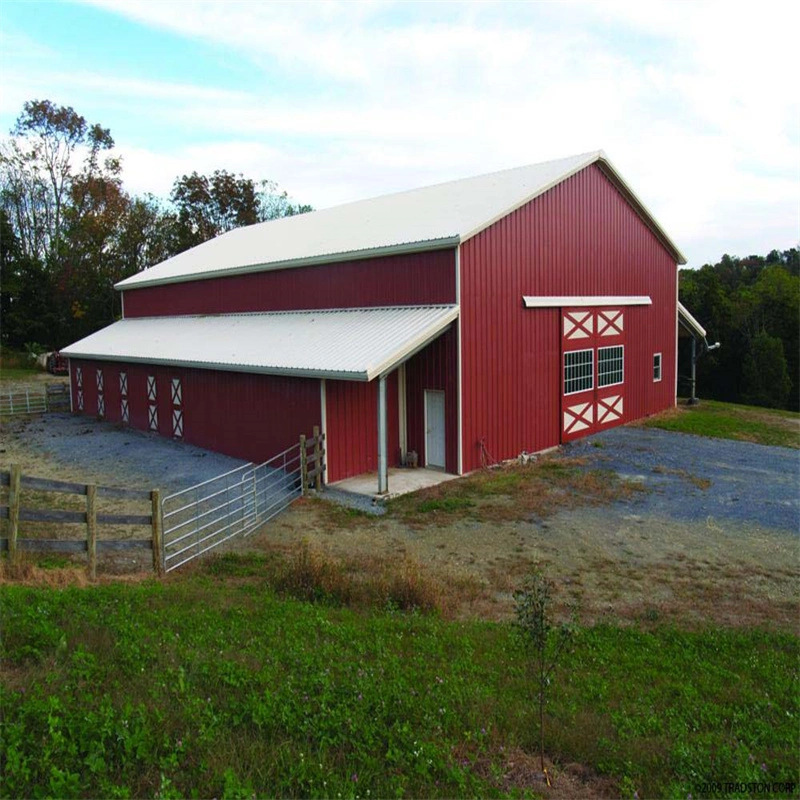 تصميم هيكل الصلب الثروة الحيوانية المزرعة السقيفة غالات / بناء مزارع الماشية مبنى مزرعة البقر Cow House