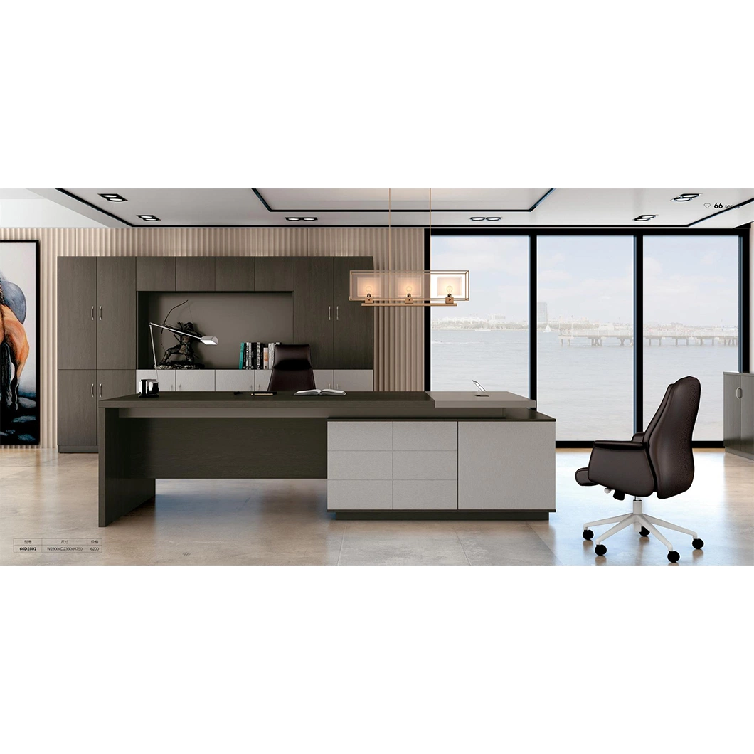 Commercial Furniture Luxury Office Table Hospital Medical Wooden Executive Office Desk Set