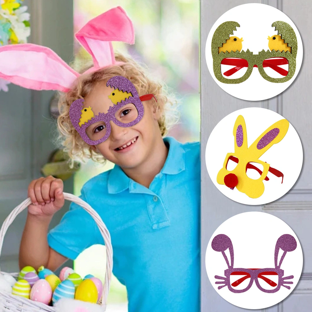 Easters Glasses Party Craft Favors Photo Booth Props Party Supplies Costume Decorations Frame Easter Eggs Eyeglasses