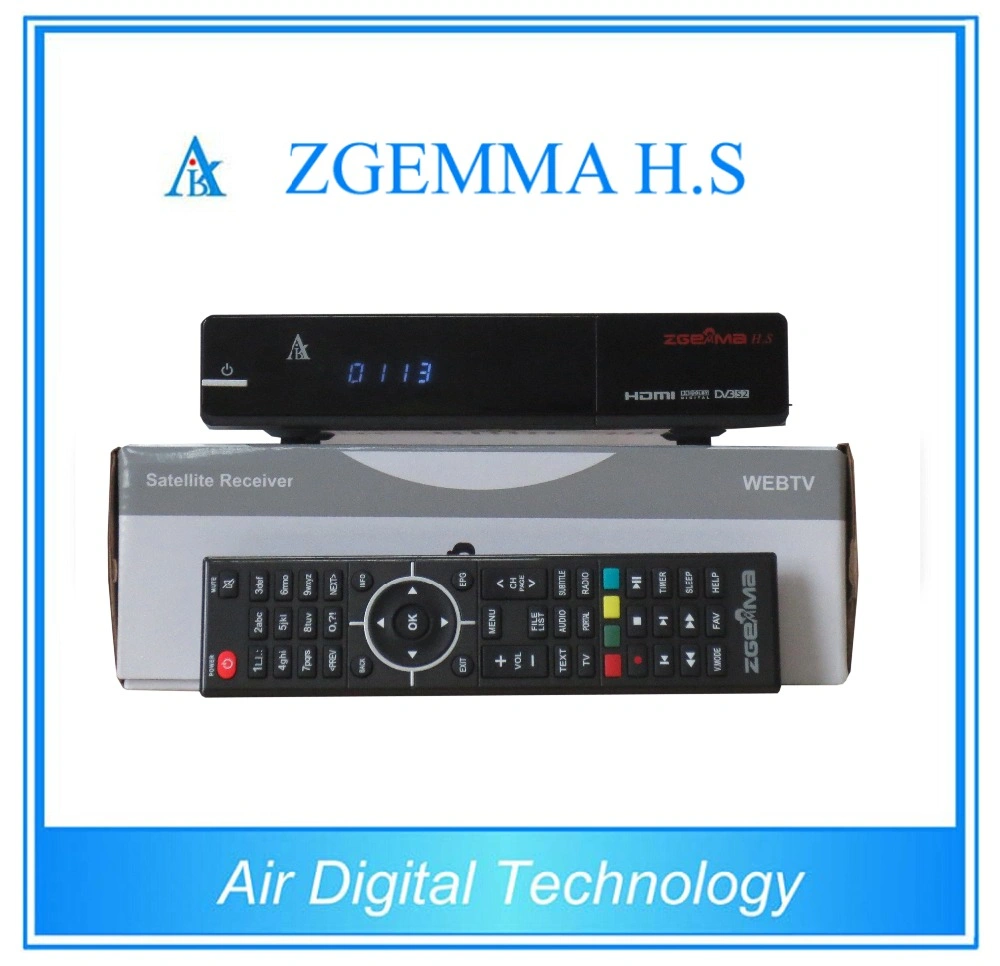 High CPU Linux OS Enigma2 DVB-S2 Satellite Receiver Zgemma H. S with Free 8GB SD Card