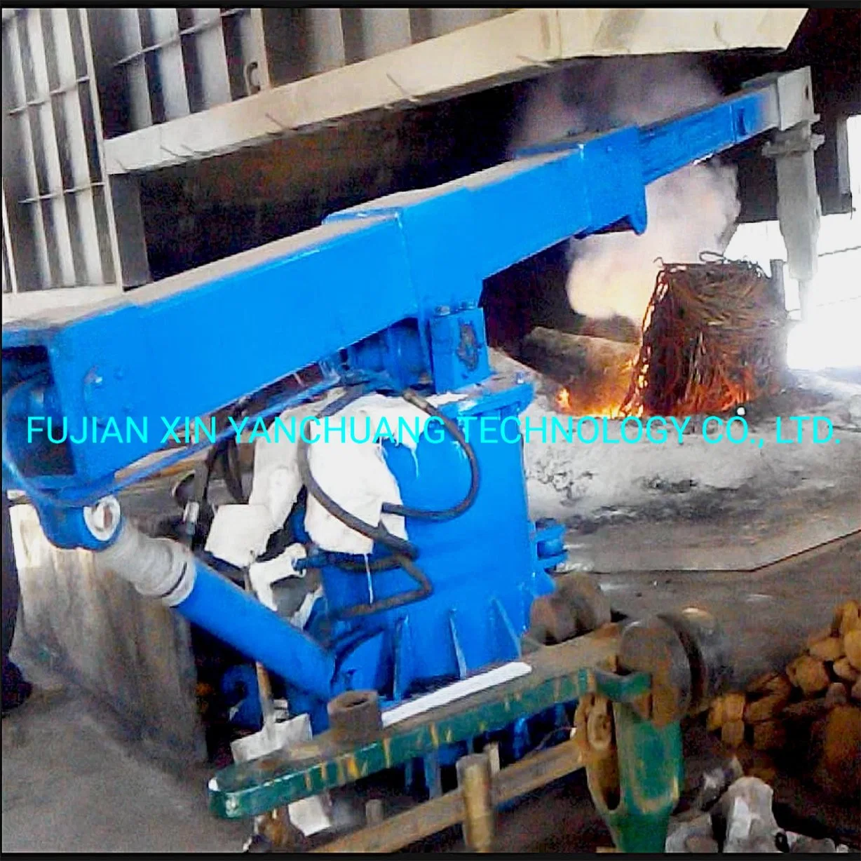 Meltshop Induction Furnace Manipulator Can Scrap Pusher