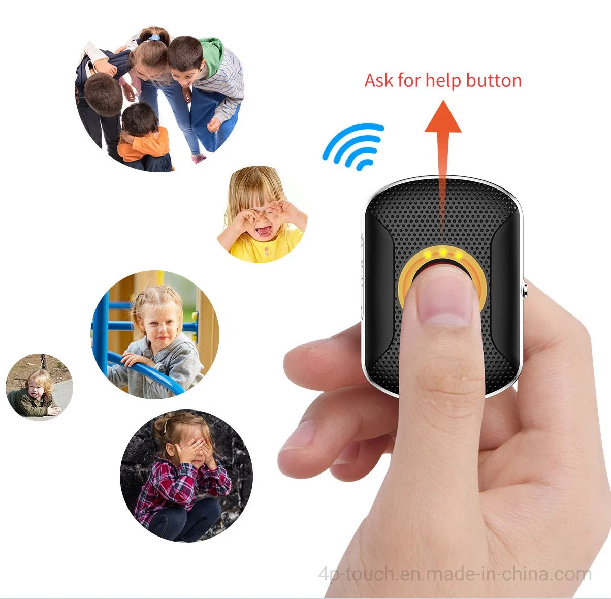 Top Selling IP67 Waterproof 4G 1050mAh Long Battery Life Safety GPS Tracking Device for Kids Elderly security monitorY41