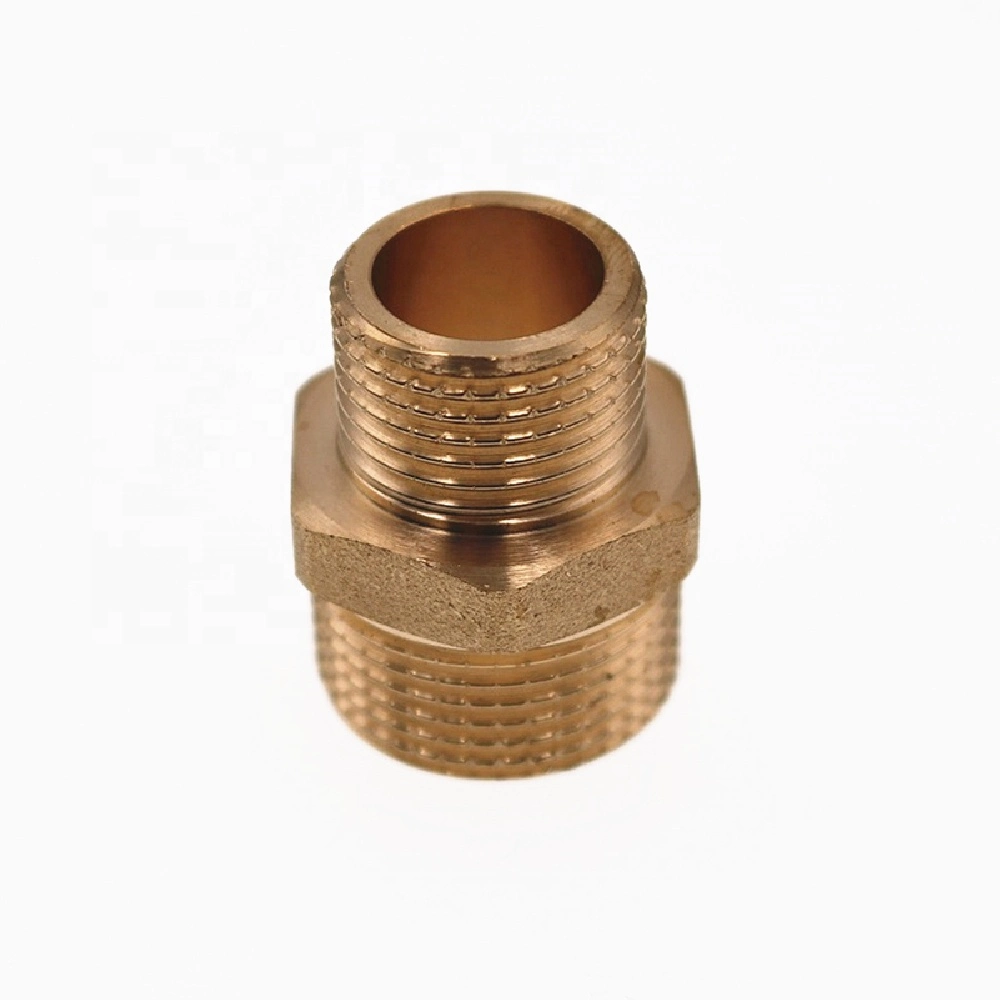 Brass Thread Fittings Equal Reducing Coupling for Pex Pipes Joints for Plumbing