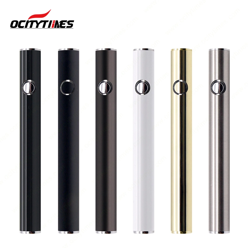 Ocitytimes 420 Wholesale/Supplier 510 Thread Disposable/Chargeable Vape Pen E Cigarette Twist Battery Strong Preheat Adjustable Voltage Battery