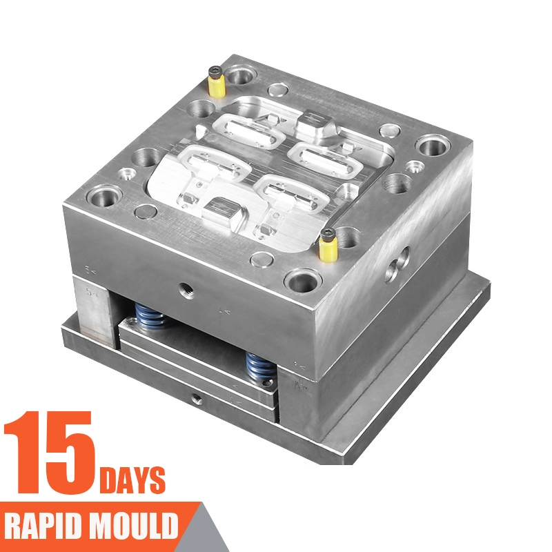 Custom Design de fábrica de moldes de fundição de peças de Ferramenta Double-Shot do Molde de Injeção de Plástico para uso doméstico/Produtos Electrónicos com PP/Moldagem em POM