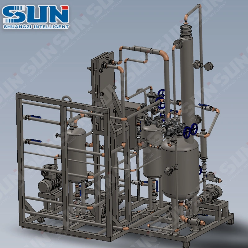 Lab Small Evaporation Equipment/Single Effect Falling Film Evaporator for Easy Operation