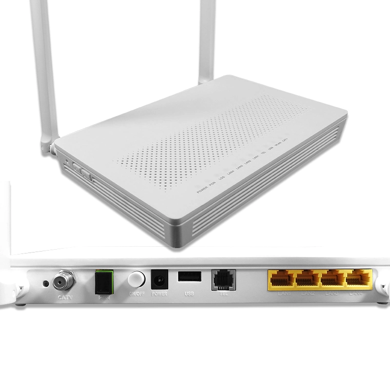 FTTH ont Hg8247h5 1GE+3fe+1tel+CATV+WiFi 2,4G GPON Voice RF ONU WiFi Módem router similar Hg8247h