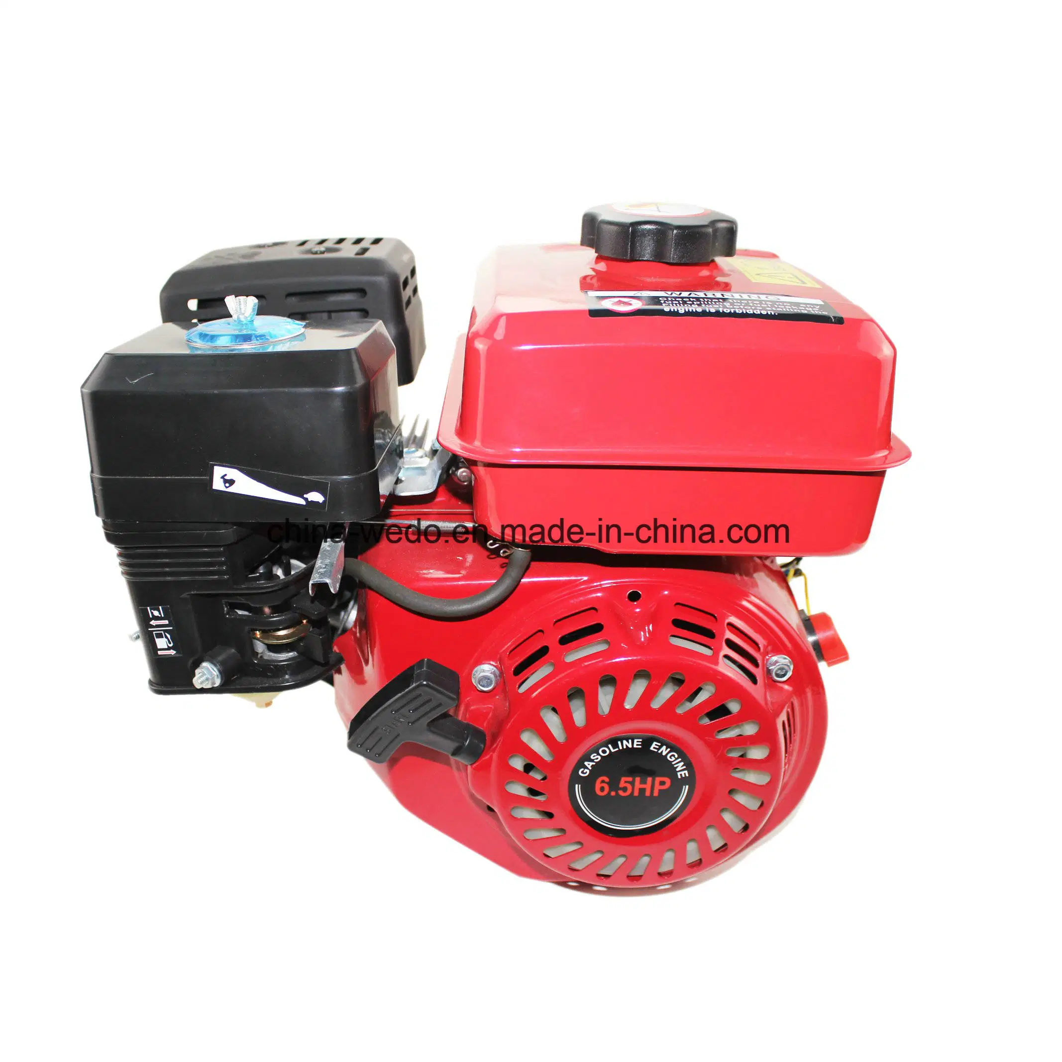 OHV Tipo 6,5HP Motor de gasolina pequeño 168 para generador de gasolina