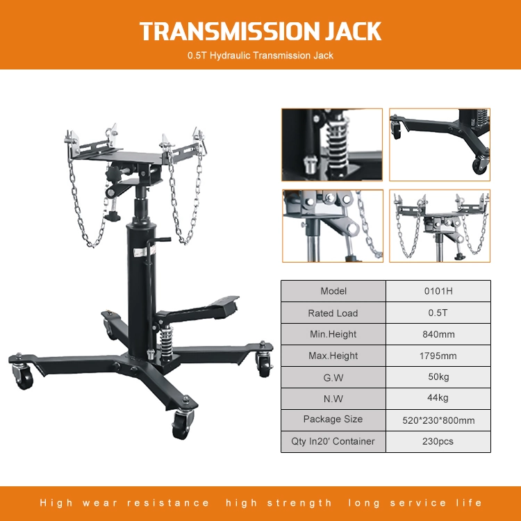 Car Repair Hydraulic Transmission Jack Lifting Equipment for Car Repair