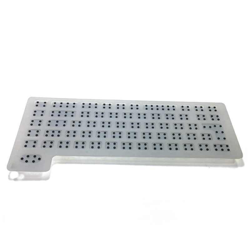 Clavier en caoutchouc silicone personnalisé / capuchon de clé en caoutchouc pour télécommande