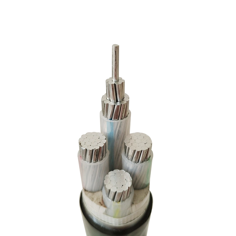 Multi-core Cable de alimentación de retardante de llama Revestimiento de PVC aislante XLPE Alumnium Cable de alimentación básicos