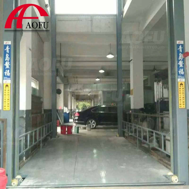 CE Approved Hydraulic 4 Post Car Lifting Platform