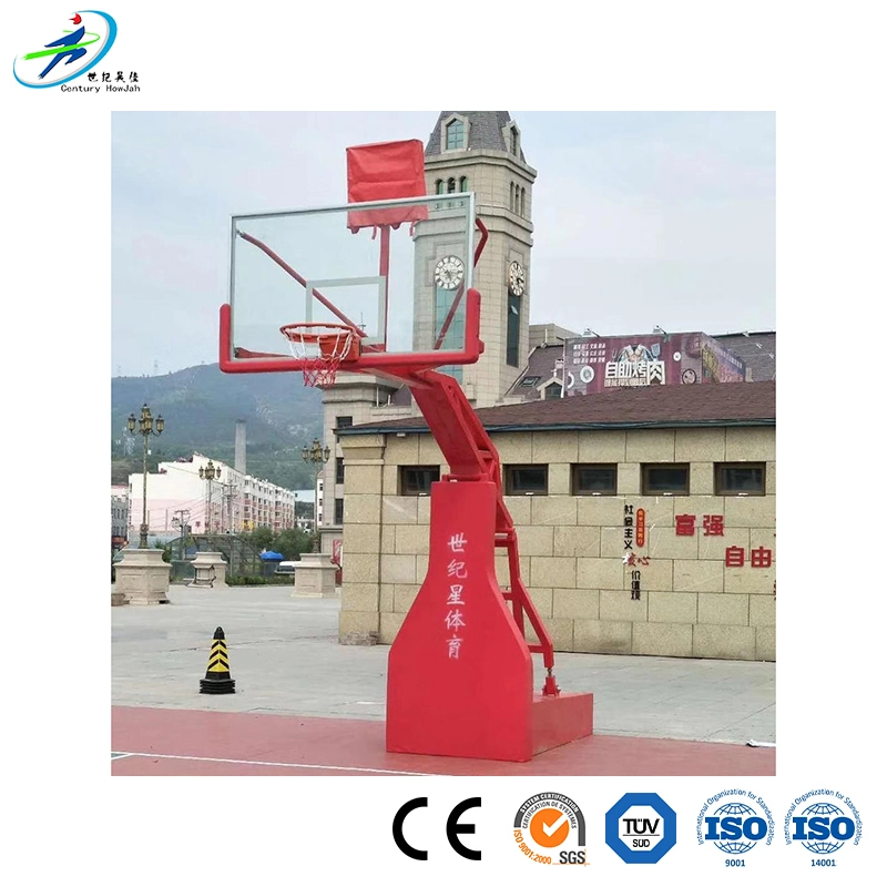 Century Star Stand Basketball Backstop Manufacturing Sports Equipment Height Adjustable Backboard Hoop PE Base Basketball Stand