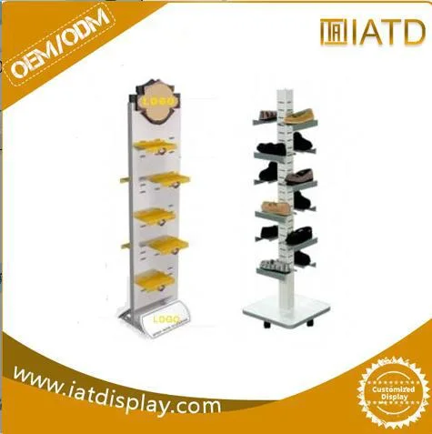 Double Side Sportware Display Rack for Slippers, Sandals Socks and Garment Exhibitions
