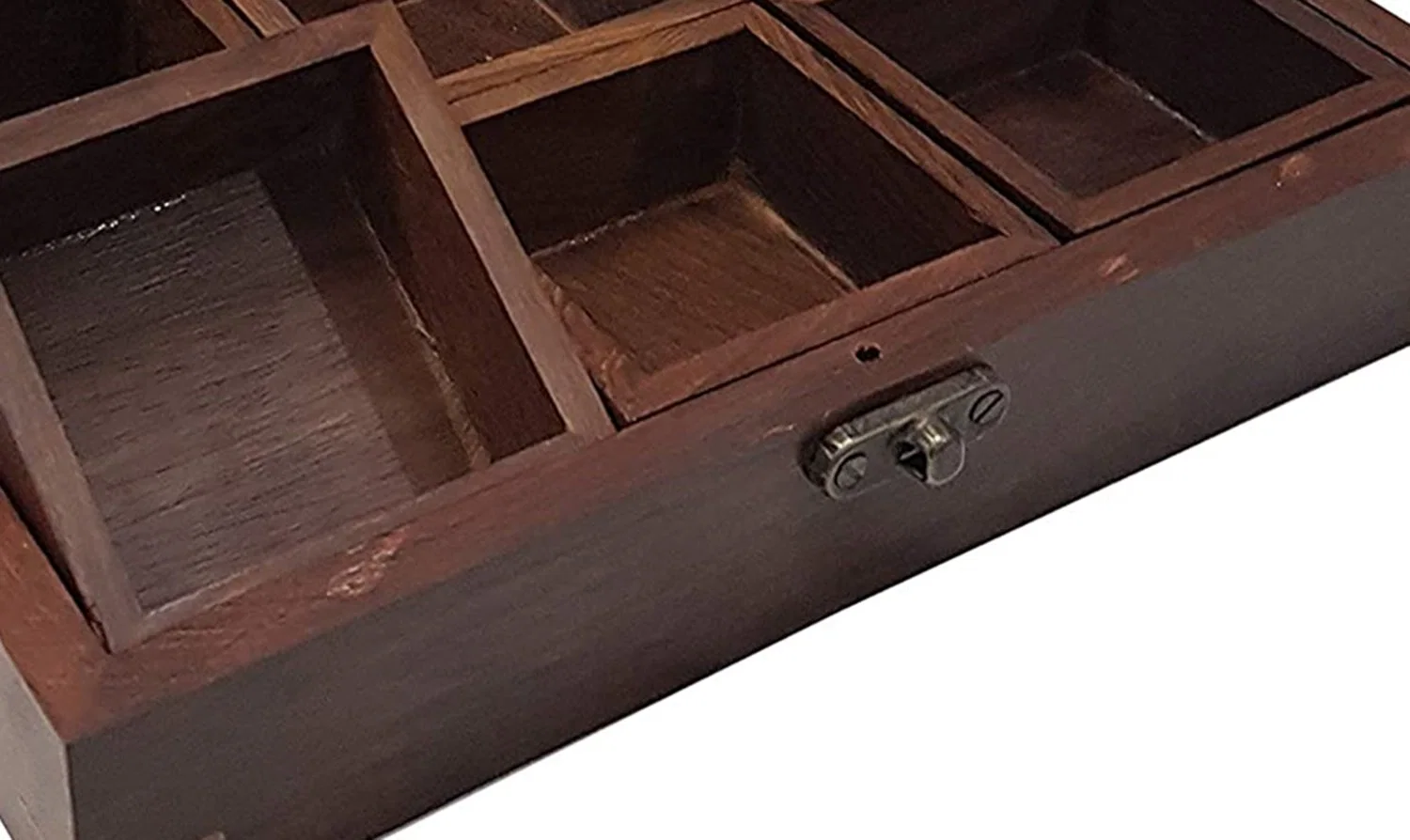 صندوق خشبي/خشبي صديق للبيئة للتبطبل/التتبيل/الشاي/الحلوى/تخزين الفاكهة الجافة