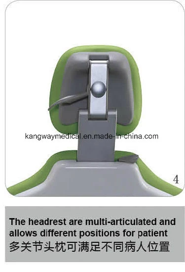 Hospital Adjustable Dental Chair with Sensor Lamp Medical Equipment