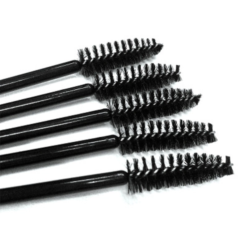 10pcs Wimpernbürste, Einweg-Wimpernbürste Wands Applicator Augenbrauenbürste, Wimpernverlängerung Zubehör (Schwarz) Esg13735